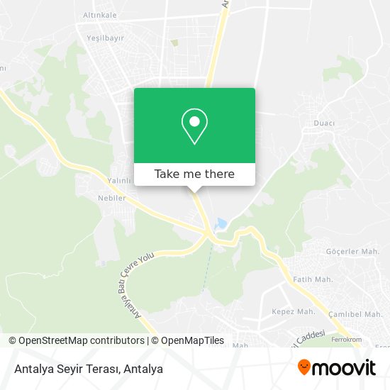 Antalya Seyir Terası map