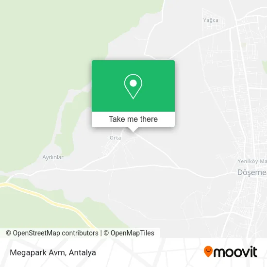 Megapark Avm map