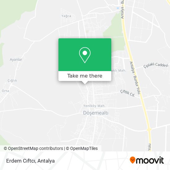 Erdem Cıftcı map