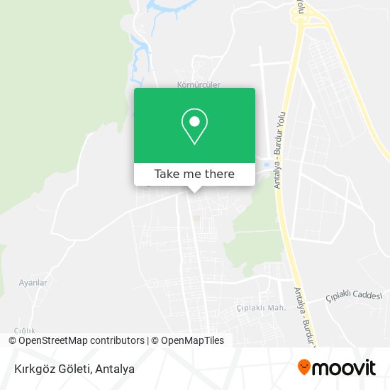 Kırkgöz Göleti map