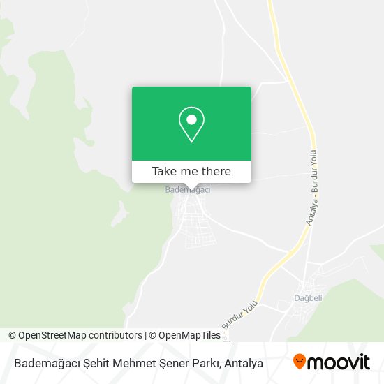Bademağacı Şehit Mehmet Şener Parkı map