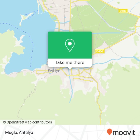 Muğla map