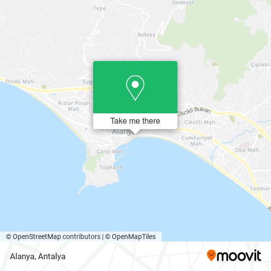 Alanya map