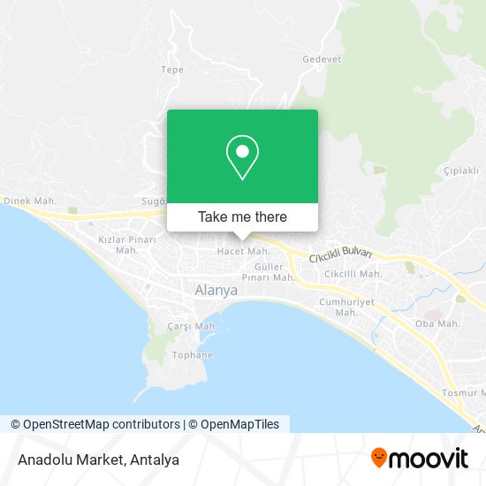 Anadolu Market map