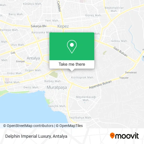 Delphin Imperial Luxury map