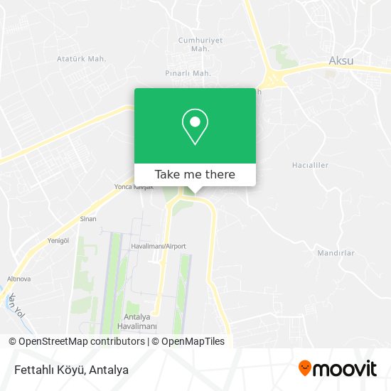 Fettahlı Köyü map