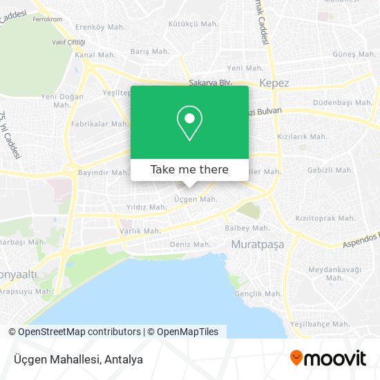 Üçgen Mahallesi map