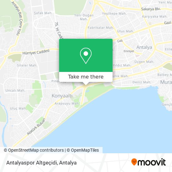Antalyaspor Altgeçidi map