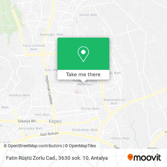 Fatin Rüştü Zorlu Cad., 3630 sok. 10 map
