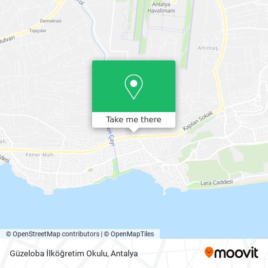 Güzeloba İlköğretim Okulu map