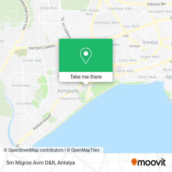 5m Migros Avm D&R map