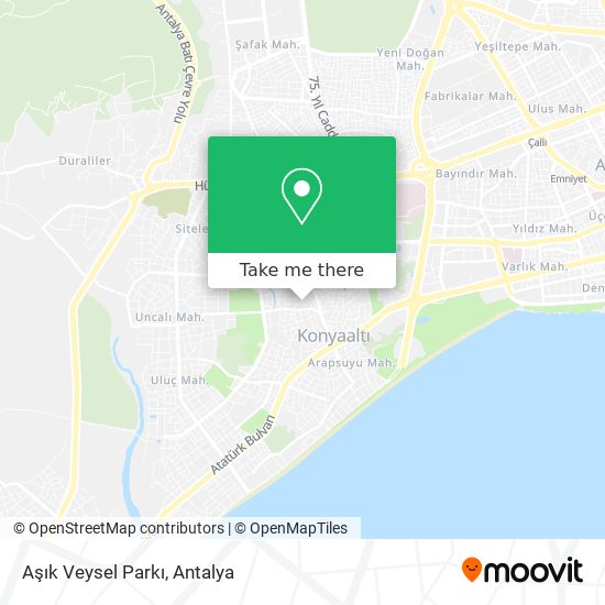 Aşık Veysel Parkı map