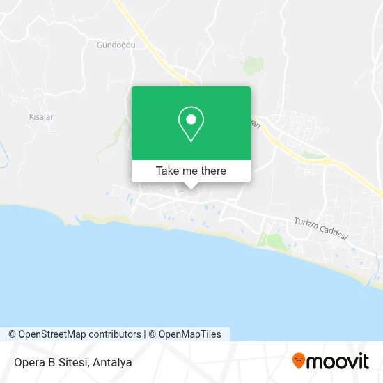 Opera B Sitesi map