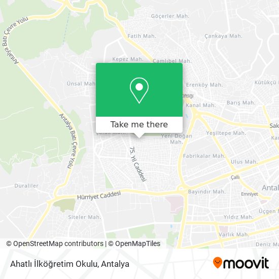 Ahatlı İlköğretim Okulu map