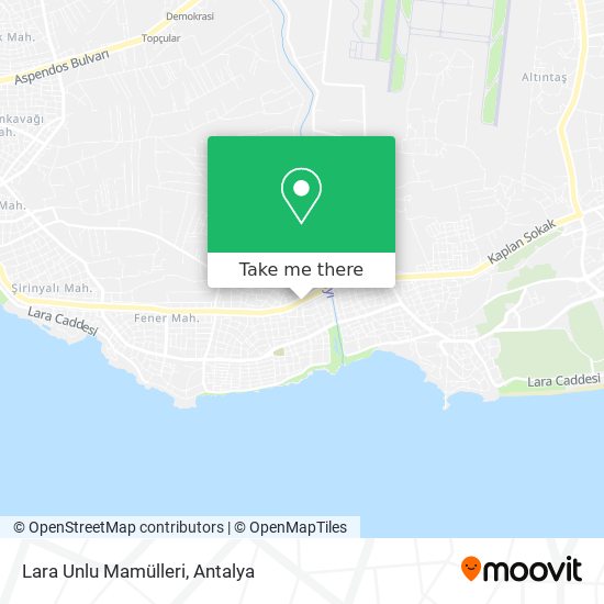 Lara Unlu Mamülleri map