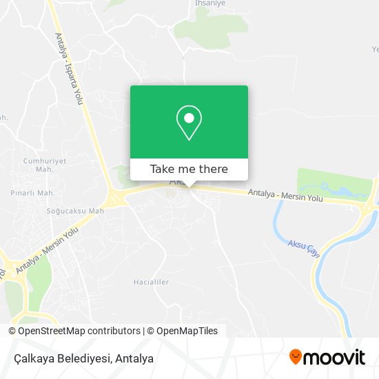 Çalkaya Belediyesi map