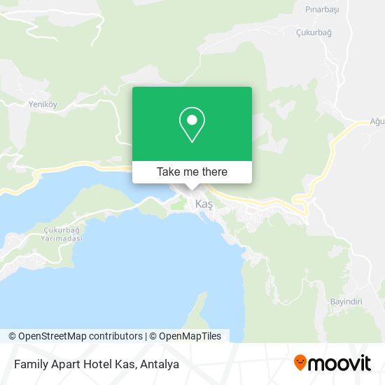 Family Apart Hotel Kas map