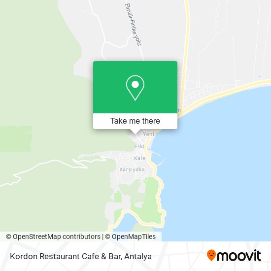 Kordon Restaurant Cafe & Bar map
