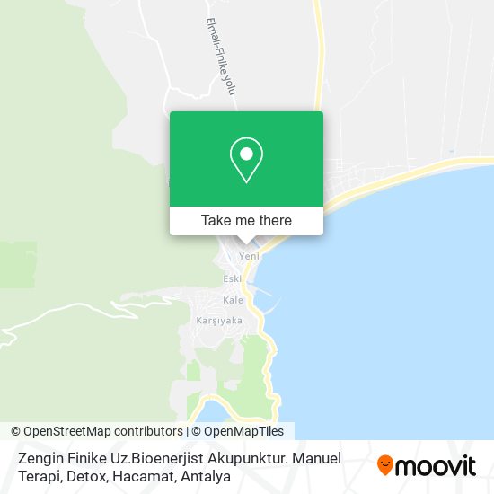 Zengin Finike Uz.Bioenerjist Akupunktur. Manuel Terapi, Detox, Hacamat map