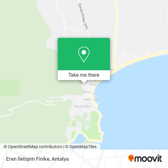 Eren İletişim Finike map