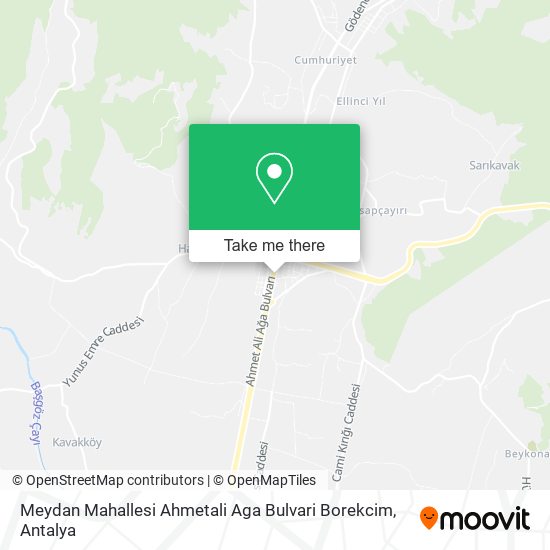 Meydan Mahallesi Ahmetali Aga Bulvari Borekcim map