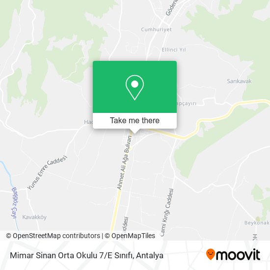 Mimar Sinan Orta Okulu 7 / E Sınıfı map