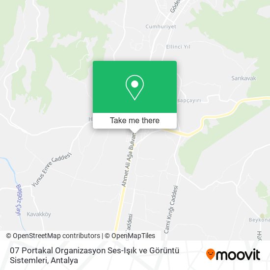 07 Portakal Organizasyon Ses-Işık ve Görüntü Sistemleri map