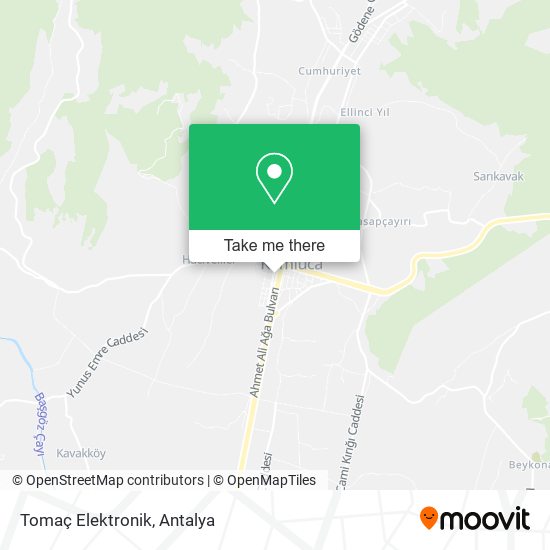 Tomaç Elektronik map