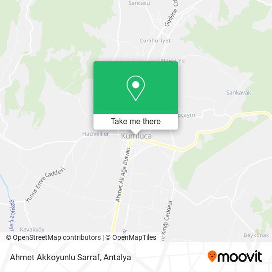 Ahmet Akkoyunlu Sarraf map