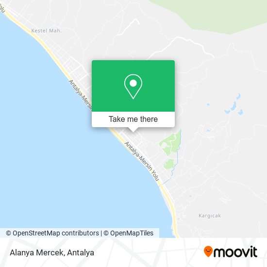 Alanya Mercek map