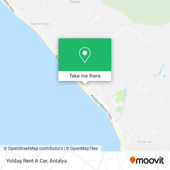 Yoldaş Rent A Car map