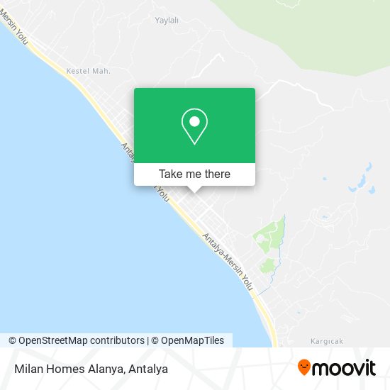 Milan Homes Alanya map