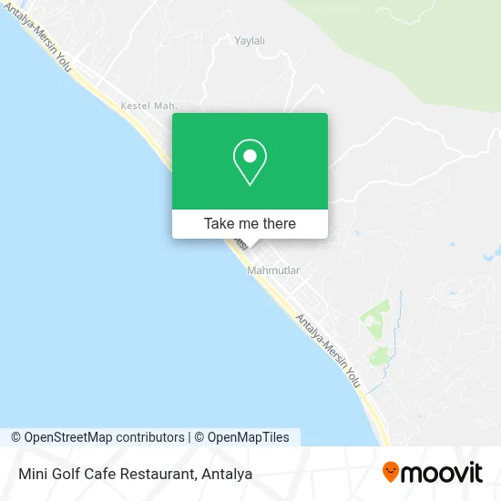 Mini Golf Cafe Restaurant map