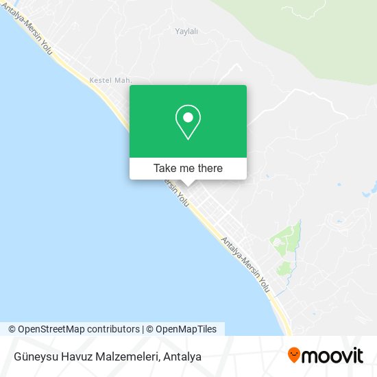 Güneysu Havuz Malzemeleri map