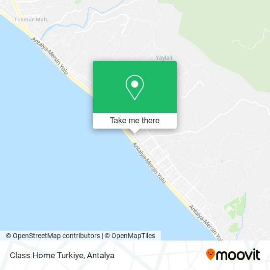 Class Home Turkiye map