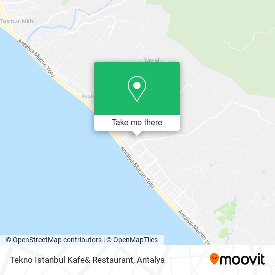 Tekno Istanbul Kafe& Restaurant map