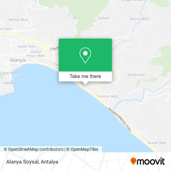 Alanya Soysal map