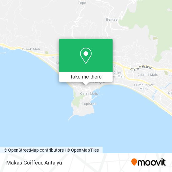 Makas Coiffeur map