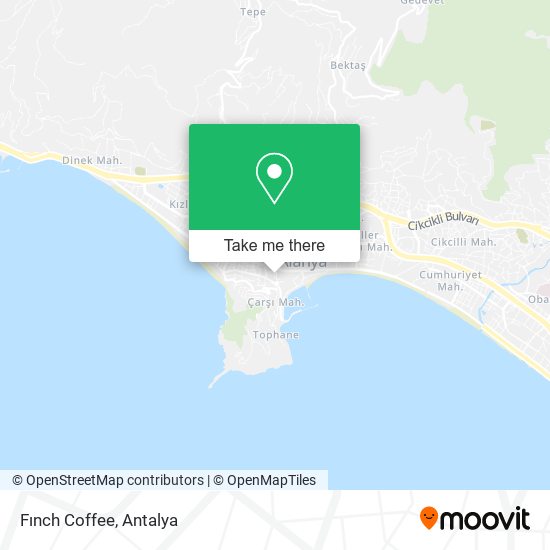 Fınch Coffee map