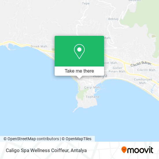 Caligo Spa Wellness Coiffeur map