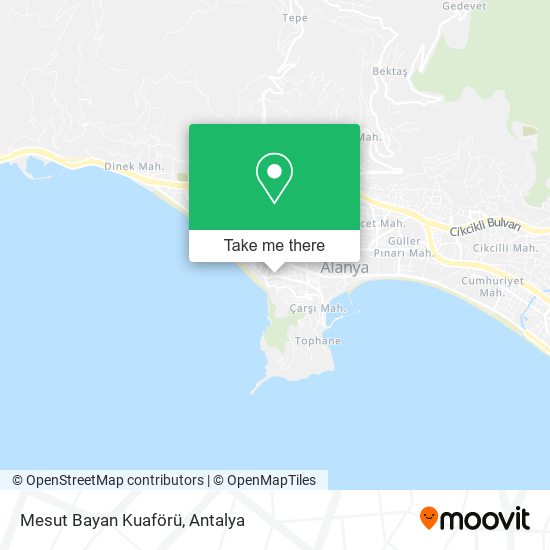 Mesut Bayan Kuaförü map