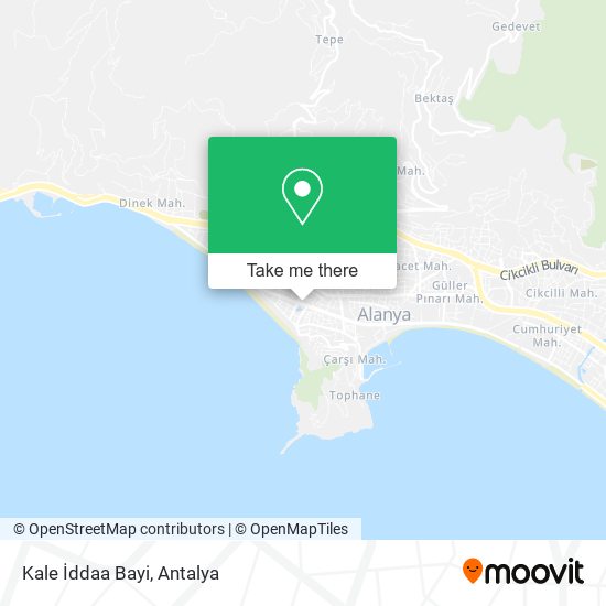 Kale İddaa Bayi map