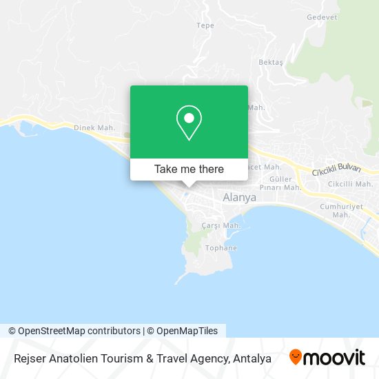Rejser Anatolien Tourism & Travel Agency map
