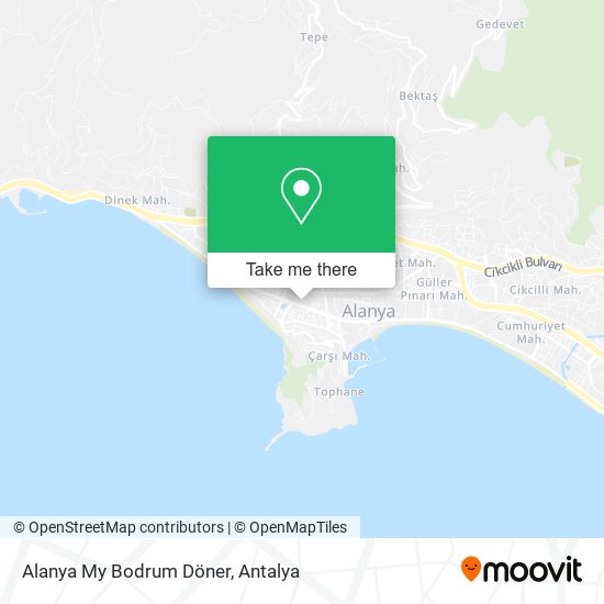 Alanya My Bodrum Döner map