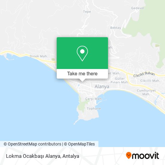 Lokma Ocakbaşı Alanya map