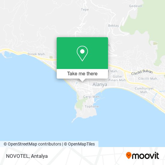 NOVOTEL map