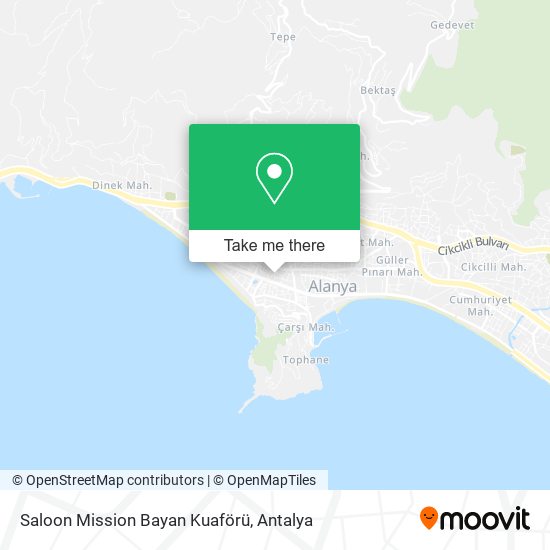 Saloon Mission Bayan Kuaförü map