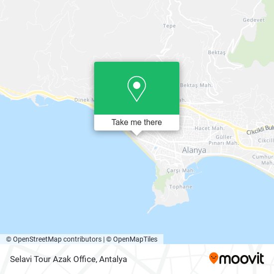 Selavi Tour Azak Office map