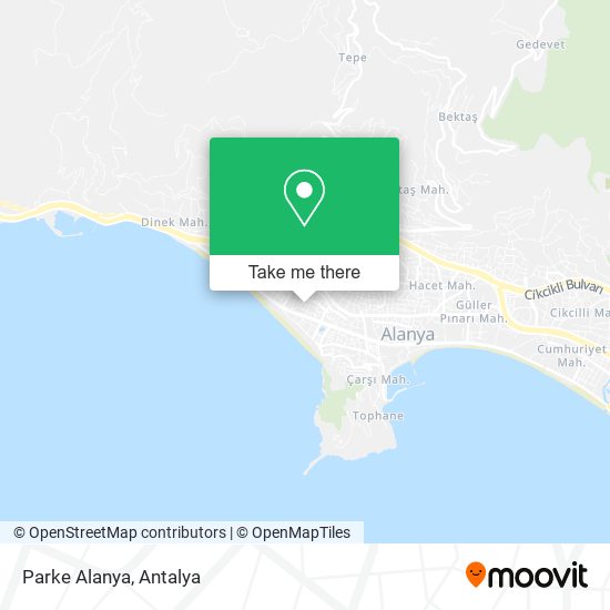 Parke Alanya map