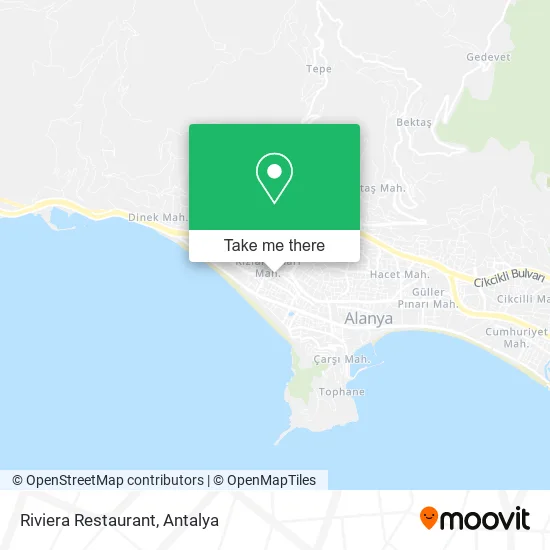 Riviera Restaurant map